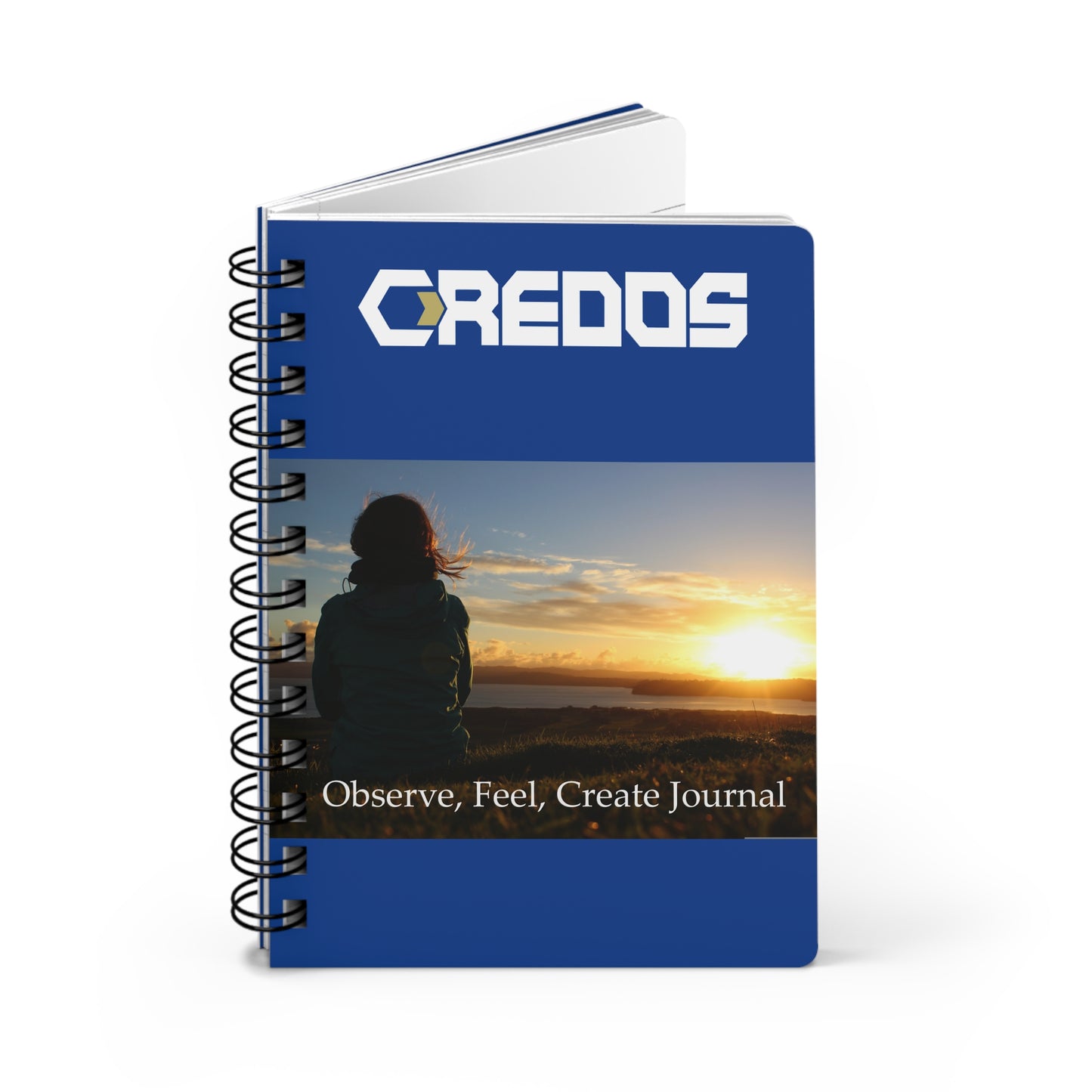 Creative Spiral Bound Journal for Reflection, Thought Diary, Gift for Creators